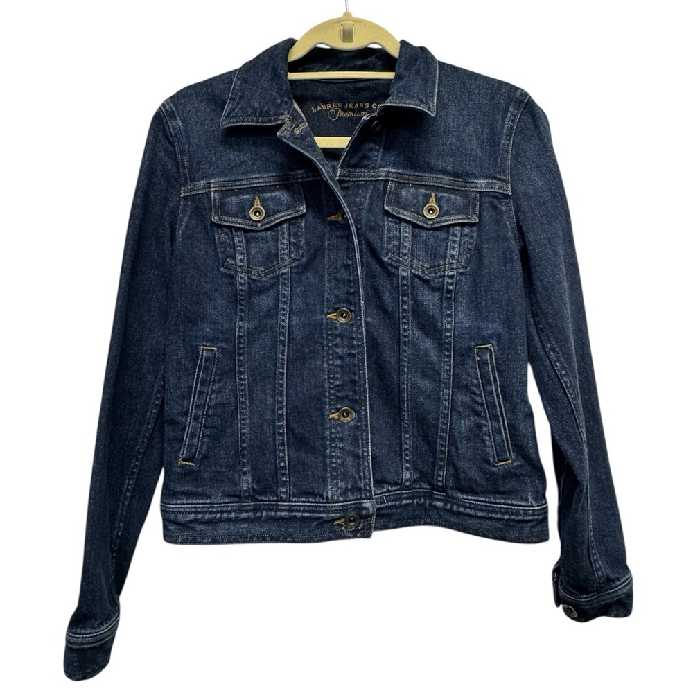 Ralph Lauren Jeans Co. Premium Women’s Darker Blue Denim Jacket Sz.XS